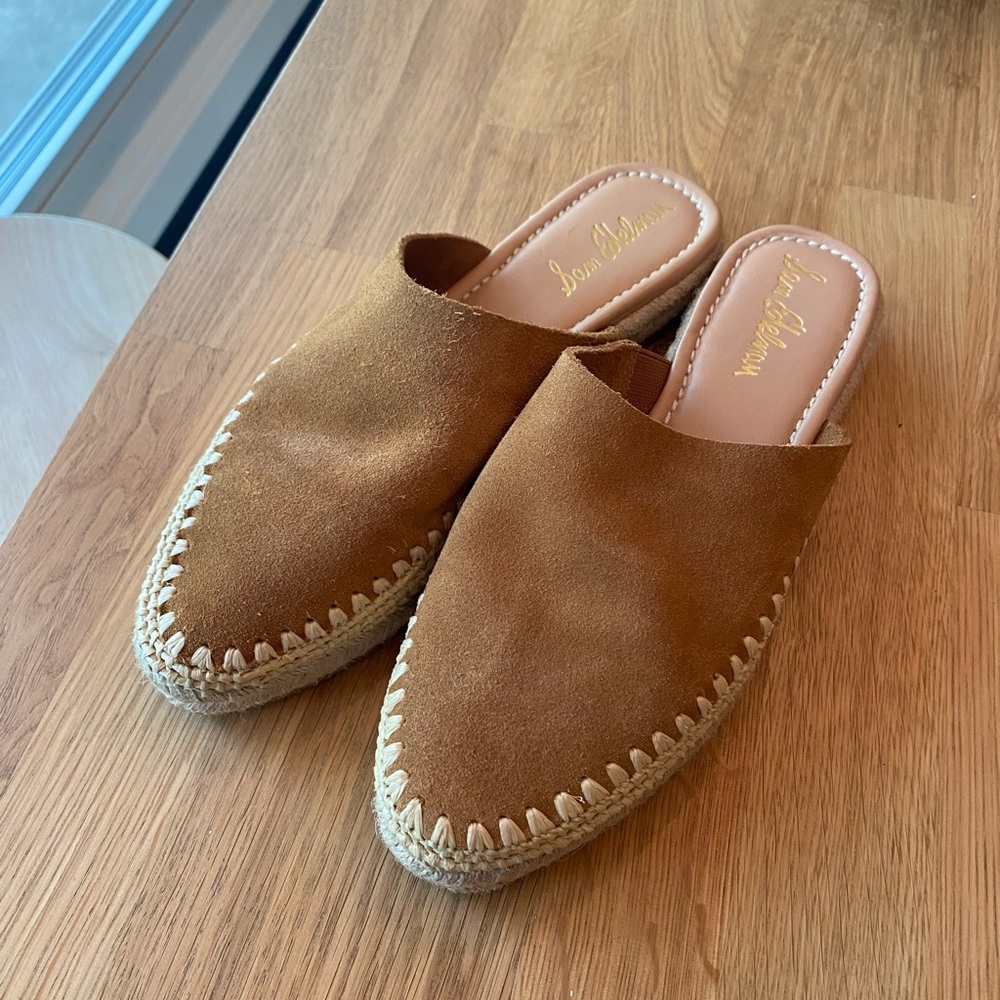 Sam Edelman Suede Espradille Mules